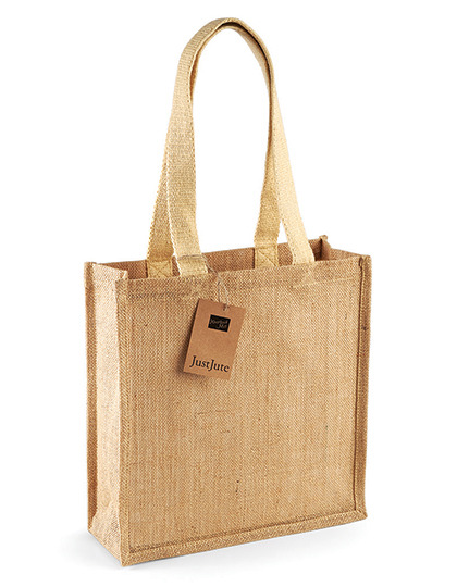Jute Shopper Midi Naturel - Lang handvat