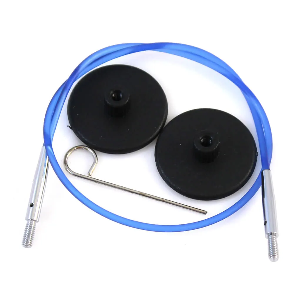 KnitPro Kabel 50 cm - blauw