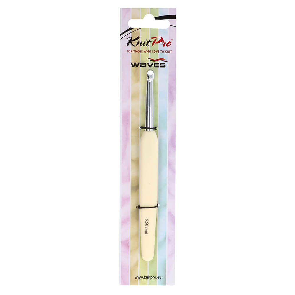 KnitPro Waves haaknaald softgrip - 6.50mm
