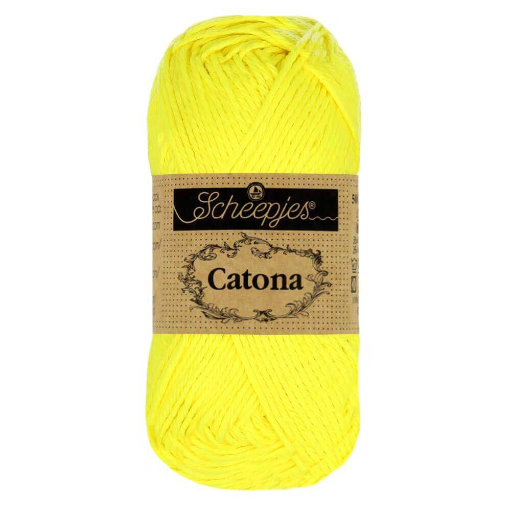 Scheepjes Catona 50gr - 601 Neon Yellow