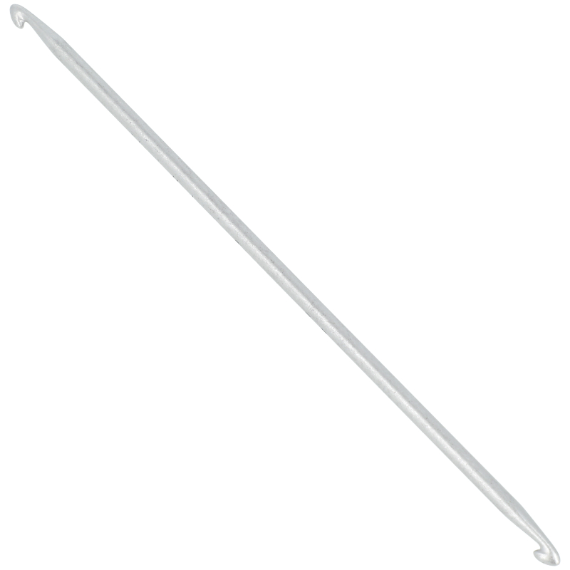 Aluminium tunische dubbele haaknaald 15cm - 3.50mm