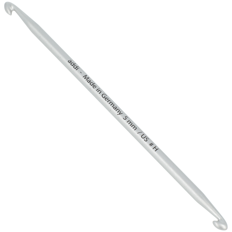 Aluminium tunische dubbele haaknaald 15cm - 5.50mm