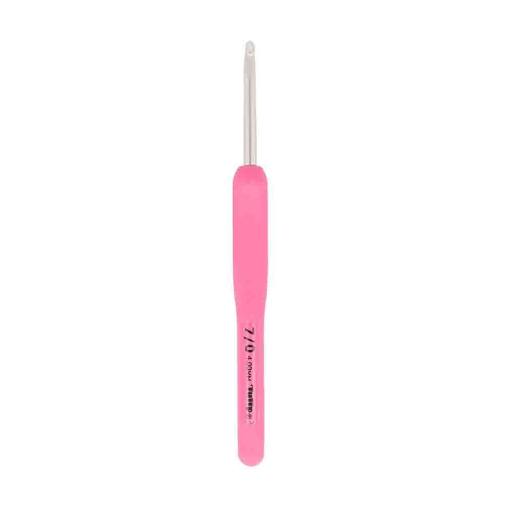 Etimo Rose haaknaald softgrip - 4.00mm