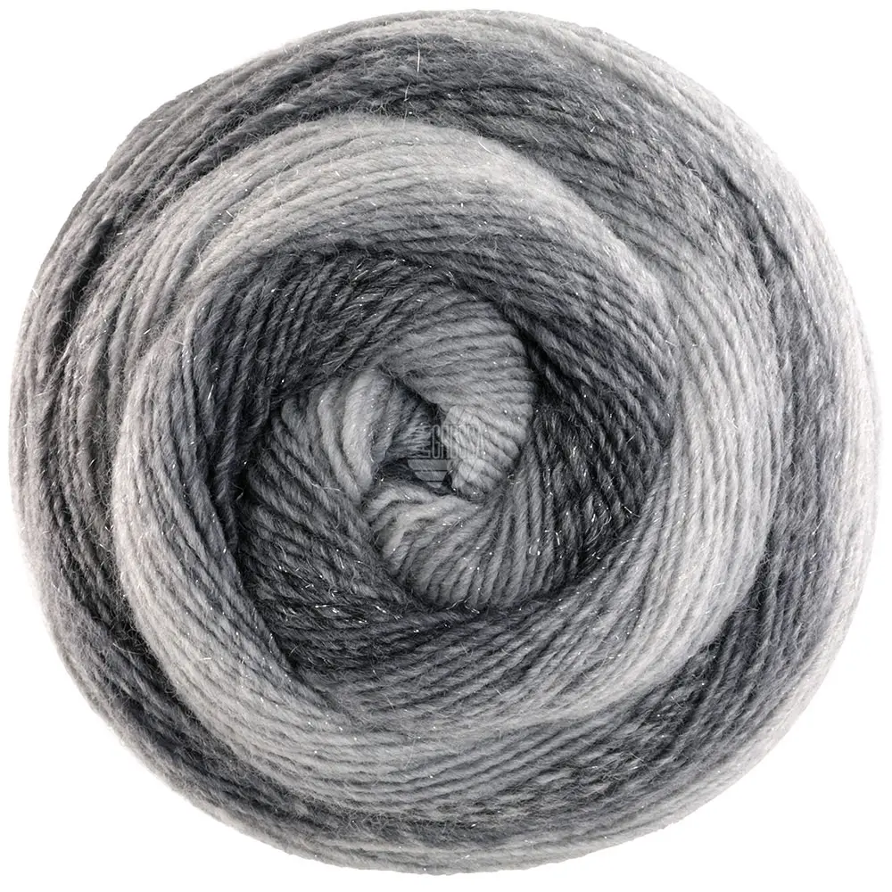 [15524023] Gomitolo Gala - 23 Licht-/middel-/ donkergrijs