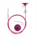 KnitPro Swivel 360° Verwis. kabel voor 100cm naald