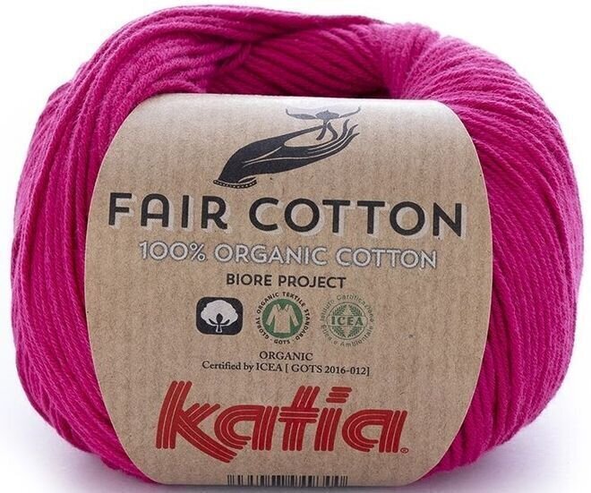 Fair Cotton 32 - Framboos rood