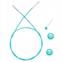 KnitPro Swivel 360° Verwis. kabel voor 80cm naald 