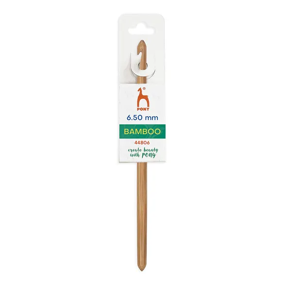 Pony Bamboo Haaknaald 15cm 6.50mm