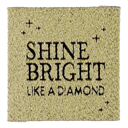 Bohin Kledinglabel opnaaibaar 35x35mm - Shine Bright... - 4st