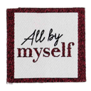 Bohin Kledinglabel opnaaibaar 35x35mm - All By Myself - 4st