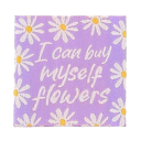 Bohin Kledinglabel opnaaibaar 35x35mm - I Can by Myself - 4st