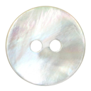 Milward Knoop 2-gaats schelp 15mm blauw - 10st