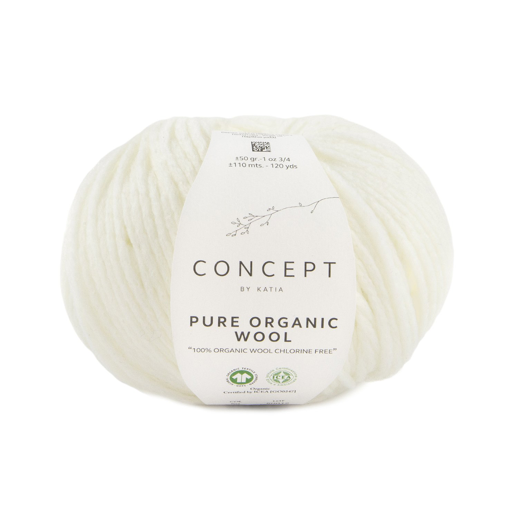 Pure Organic Wool - 50 Ecru