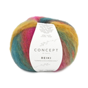 Reiki - 200 Oranje-Fuchsia-Groen-Groen blauw-Oker