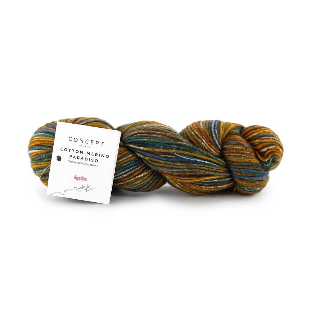 Cotton-Merino Paradiso - 302 Olieverf-Roest bruin-Oker
