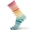 Symmetric Socks & More - Infinity - 95 Turquoise-Geel-Roest bruin-Rood