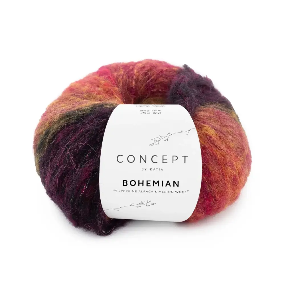 Bohemian - 201 - Zwart-Rood-Oker