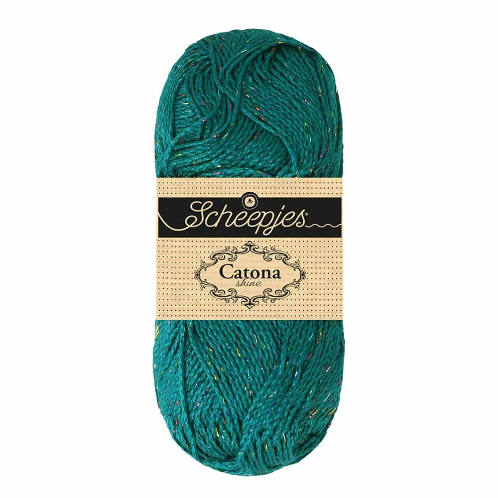 Catona Shine - 401 Dark Teal - Rainbow 