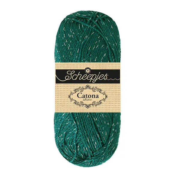 Catona Shine - 401 Dark Teal - Silver