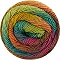 Silky Lace Rainbow - 301 Bruin-Groen-Oranje