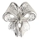 Milward Knoop 3-gaats strik 21mm zilver - 2st