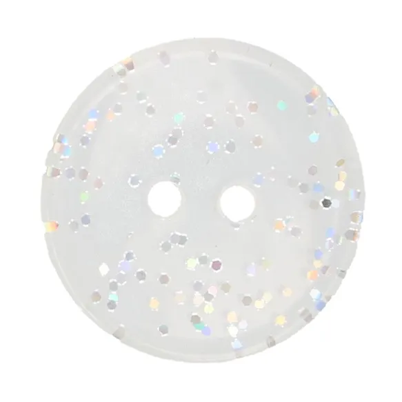 [MG9033054] Milward Knoop glitter 2-gaats 15mm blauw - 10st