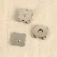 [M239 U18 120] Magneetsluiting om op te naaien 2st - 18mm - zilver
