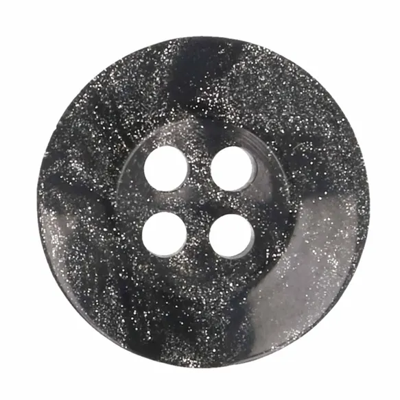 [MG9033206] Milward Knoop 4-gaats glitter 15mm zwart- 8st