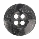 Milward Knoop 4-gaats glitter 15mm zwart- 8st