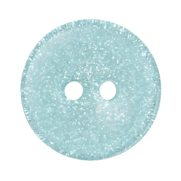 [MG9033468] Milward Knoop glitter 2-gaats 15mm blauw - 10st