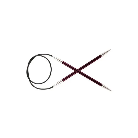 KnitPro Zing Rondbreinaalden 60cm - 6.00mm 