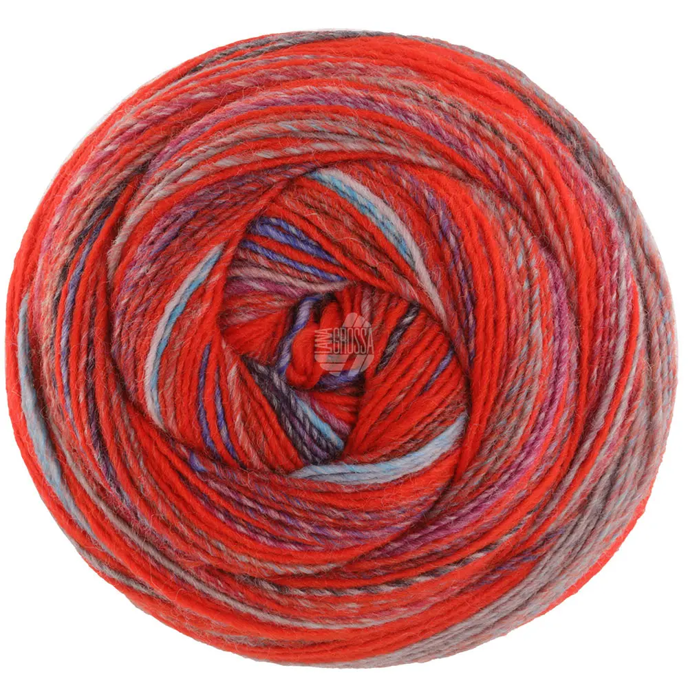 [15533029] Gomitolo Magico - 3029 Bordeaux/Vuurrood/Jeansblauw/Grijs/Fuchsia