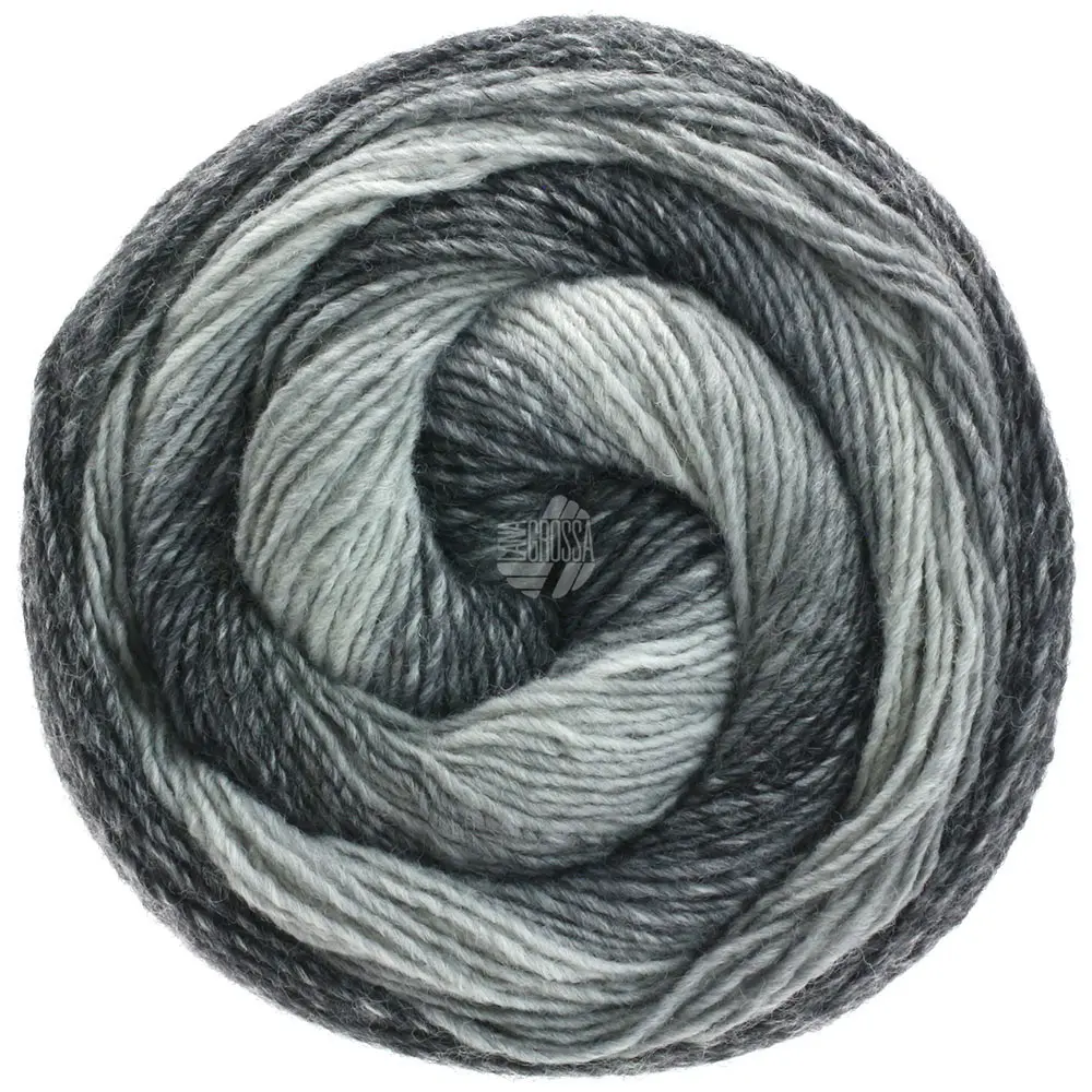 [15260413] Gomitolo Versione - 413 Zilver-/licht-/middel-/donkergrijs