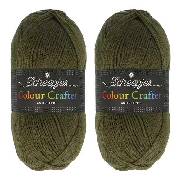 [1680-02-1027] Scheepjes Colour Crafter Solid Pack 2x150g - 1027 Arnhem