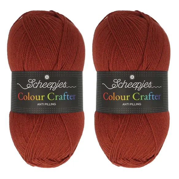 [1680-02-1029] Scheepjes Colour Crafter Solid Pack 2x150g - 1029 Breda