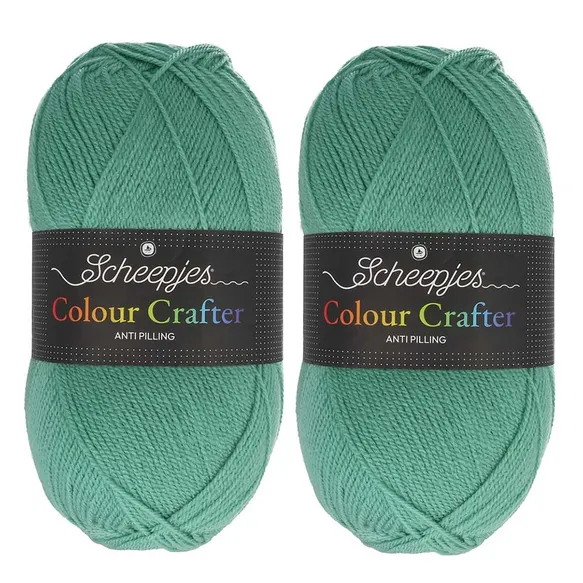[1680-02-1725] Scheepjes Colour Crafter Solid Pack 2x150g - 1725 Ameland