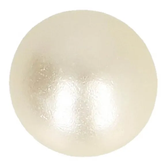 Milward Knoop dot parel 8mm ecru - 6st