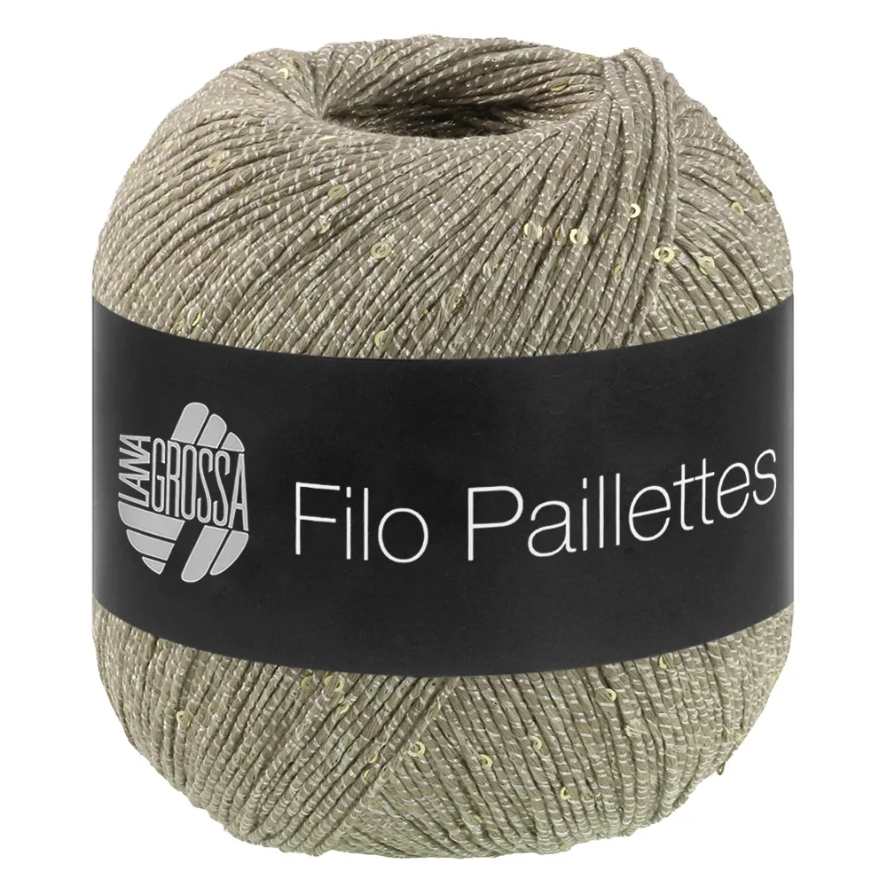 Filo Pailettes - 13 Kaki