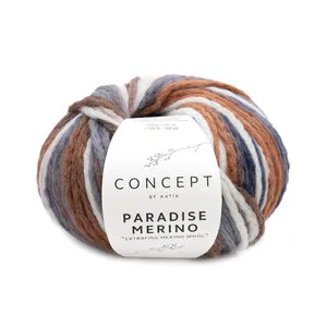 Paradise Merino - 505 Ecru-Bruin-Grijs-Donkergrijs