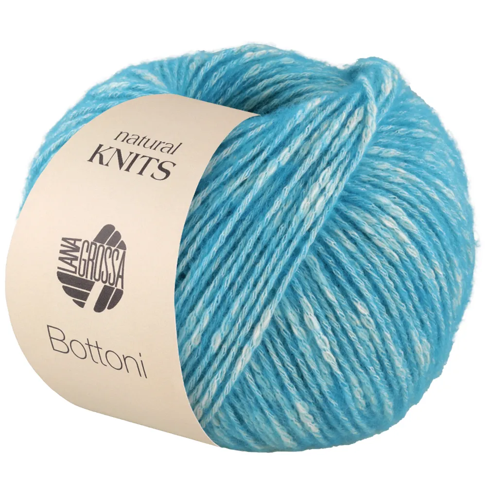 Bottoni - 09 Turkoois-ruw wit
