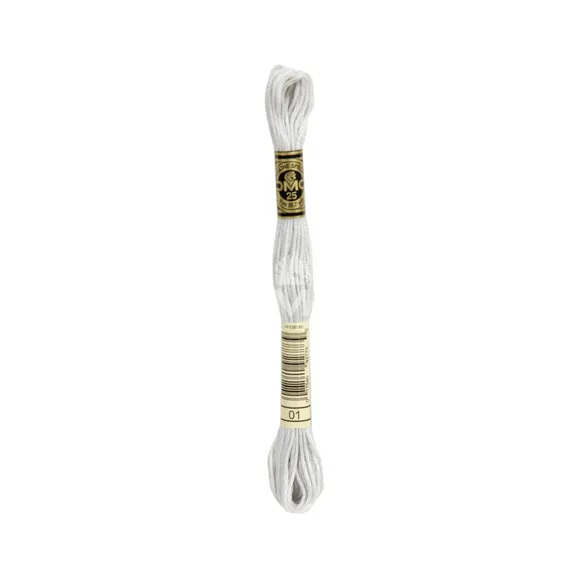 [117MC-0001] DMC Mouliné splijtzijde  - 0001 Grijs