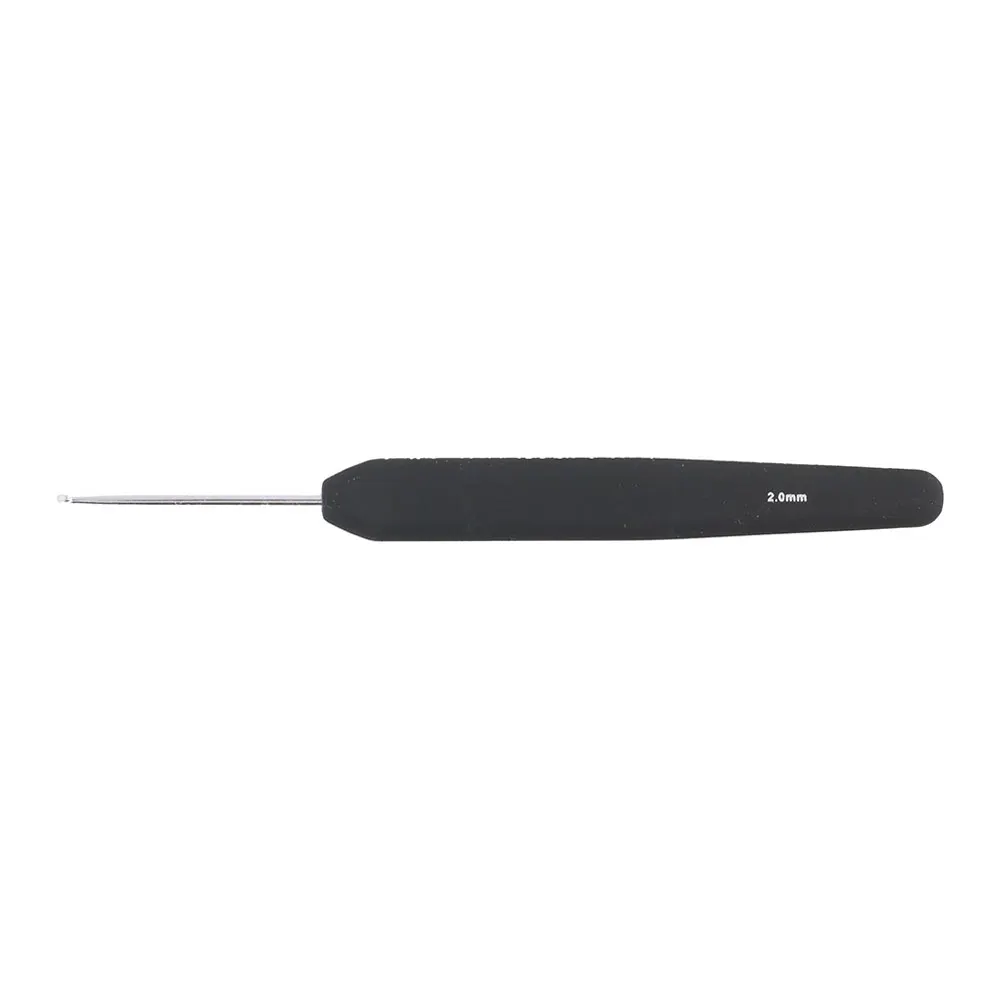 KnitPro Aluminium haaknaald met softgrip - 2.00mm