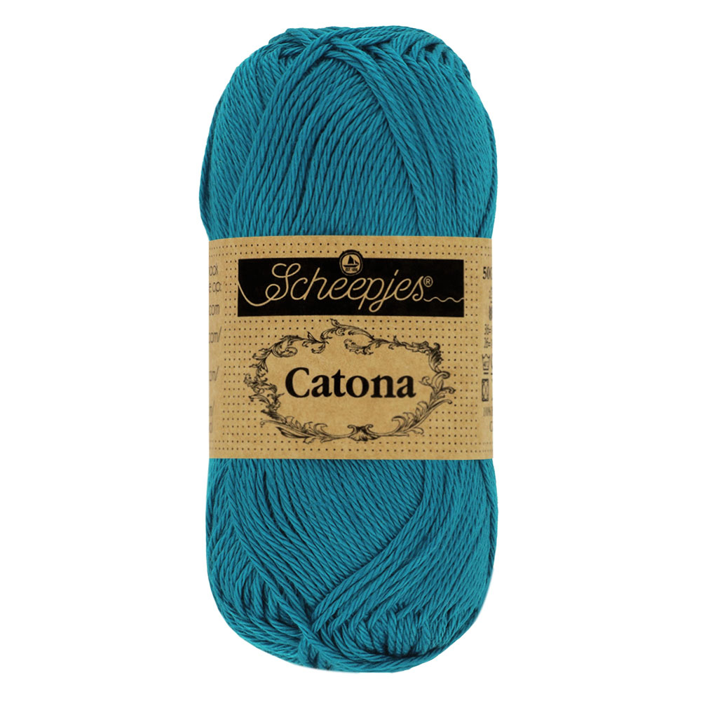 Scheepjes Catona 50gr - 400 Petrol Blue