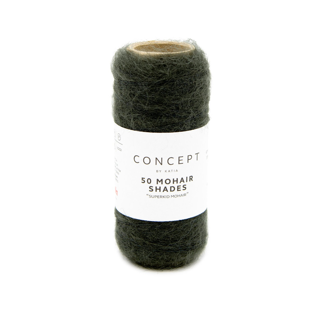 50 Mohair Shades - 25 - Zeer donker groen