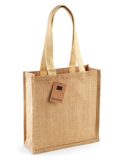[WM406] Jute Shopper Midi Naturel - Lang handvat