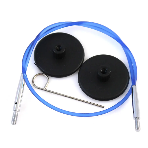 [K10632] KnitPro Kabel 50 cm - blauw