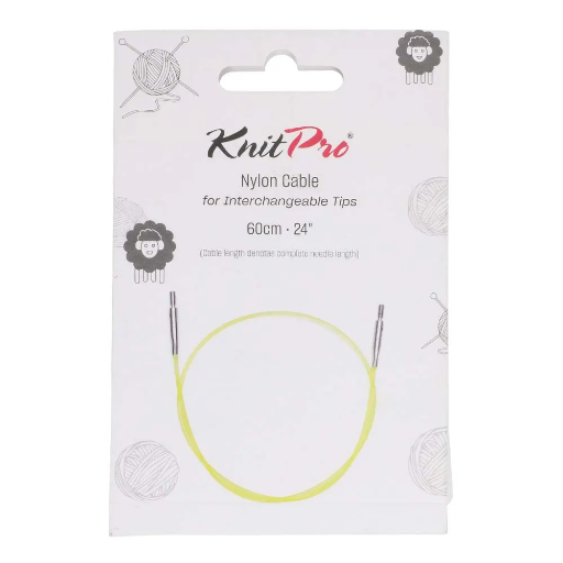 [K10633] KnitPro Kabel 60 cm - groen