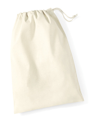 [WM115M] Cotton Stuff Bag - Natural - M
