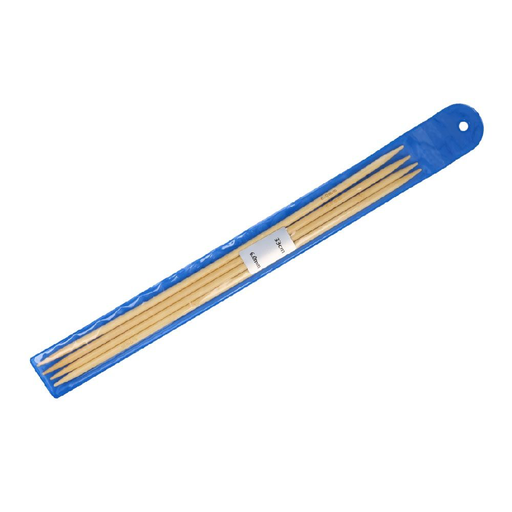 [22635] Kousenbreinaalden bamboo 33cm - 6.00mm 