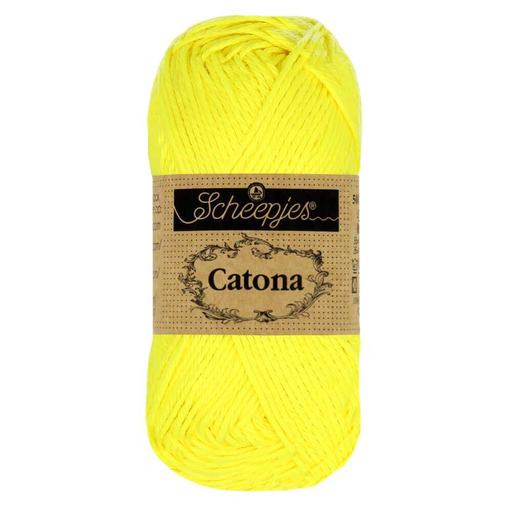 [1678-601] Scheepjes Catona 50gr - 601 Neon Yellow